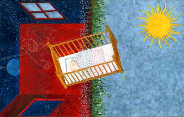 Illustration zu 'Sandmännchen' von Frank Walka