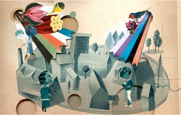 Illustration zu 'Der Frühling hat sich eingestellt' von Christoph Mett