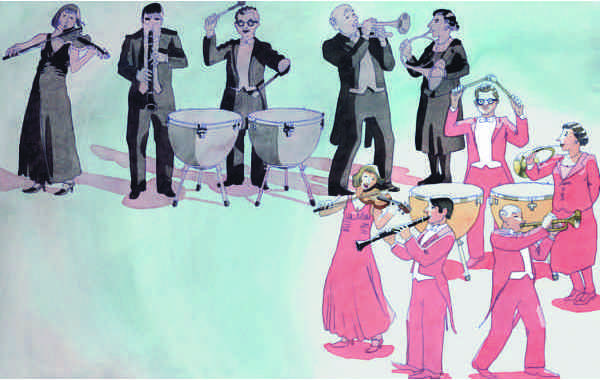 Illustration zu 'Die Geige beginnet' von Markus Lefrançois