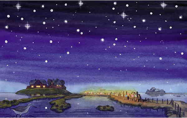 Illustration zu 'Ich geh mit meiner Laterne' von Markus Lefrançois