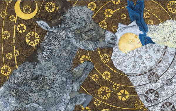 Illustration zu 'Ihr Kinderlein, kommet' von Frank Walka