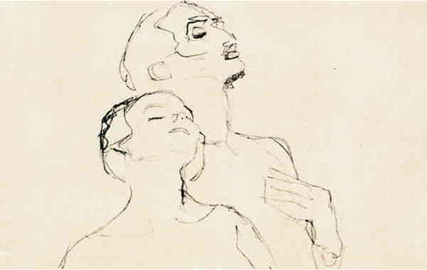 Illustration zu 'Kein Feuer, keine Kohle' von Gustav Klimt