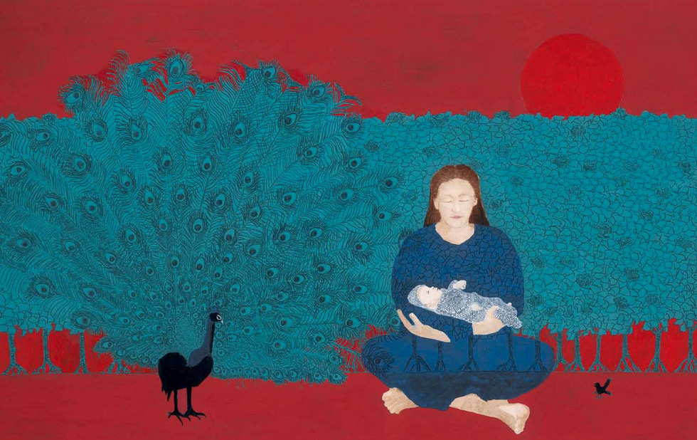 Illustration zu »Mariä Wiegenlied« von Frank Walka