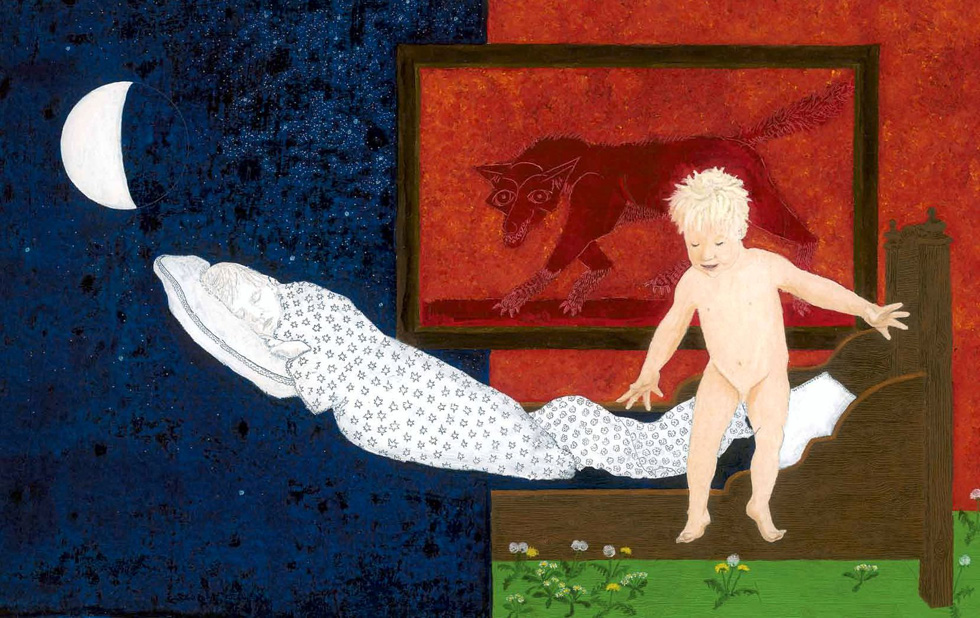 Illustration zu »Bald ist es wieder Nacht« von Frank Walka