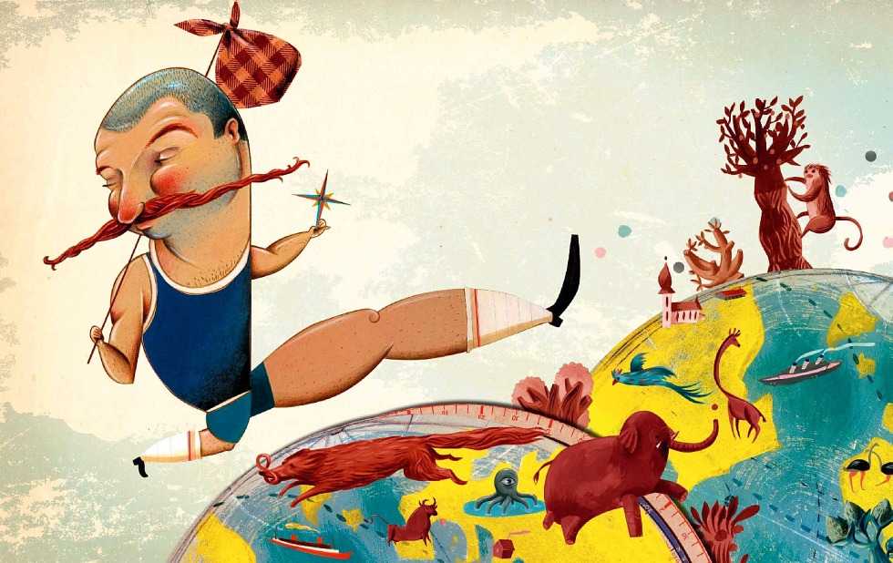 Illustration zu »Das Wandern ist des Müllers Lust« von Christoph Mett