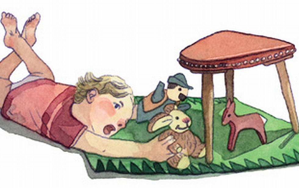 Illustration zu »In dem Wald, da steht ein Haus« von Markus Lefrançois