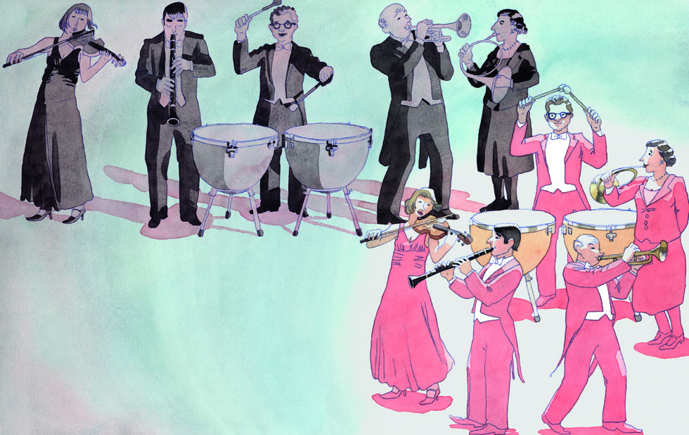 Illustration zu »Die Geige beginnet« von Markus Lefrançois