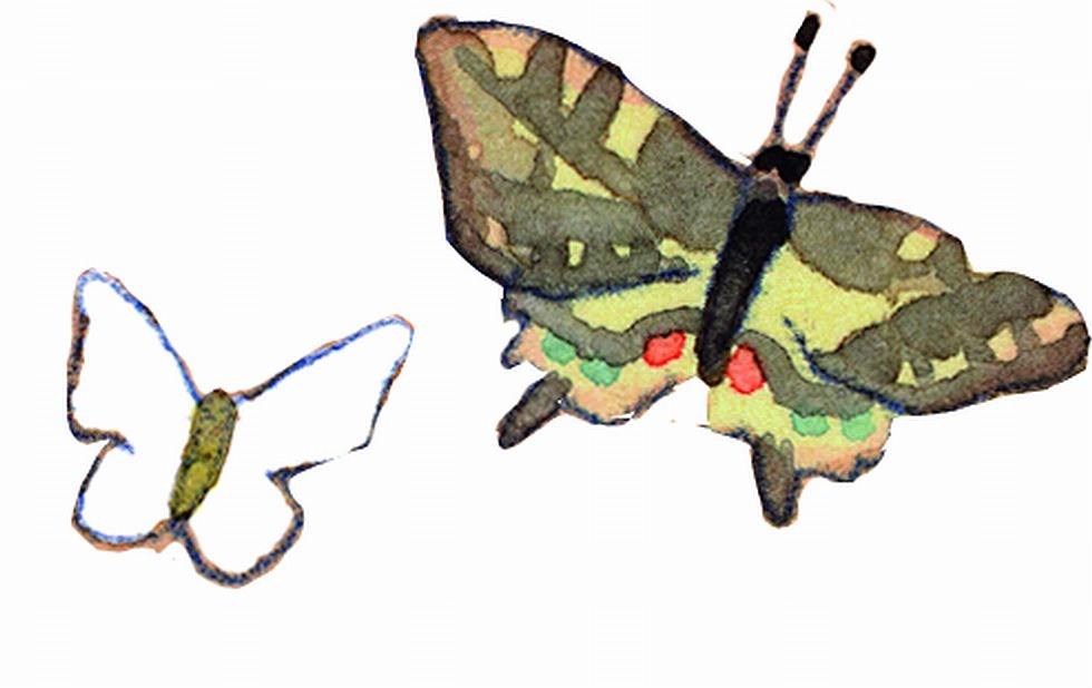 Illustration zu »Froh zu sein bedarf es wenig« von Markus Lefrançois