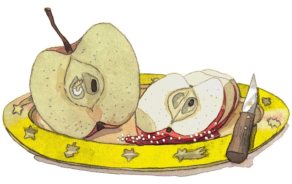 Illustration zu »Horch, wie der Magen knurrt / Kohldampf« von Markus Lefrançois