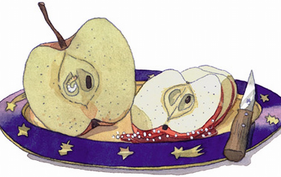 Illustration zu »In meinem kleinen Apfel« von Markus Lefrançois