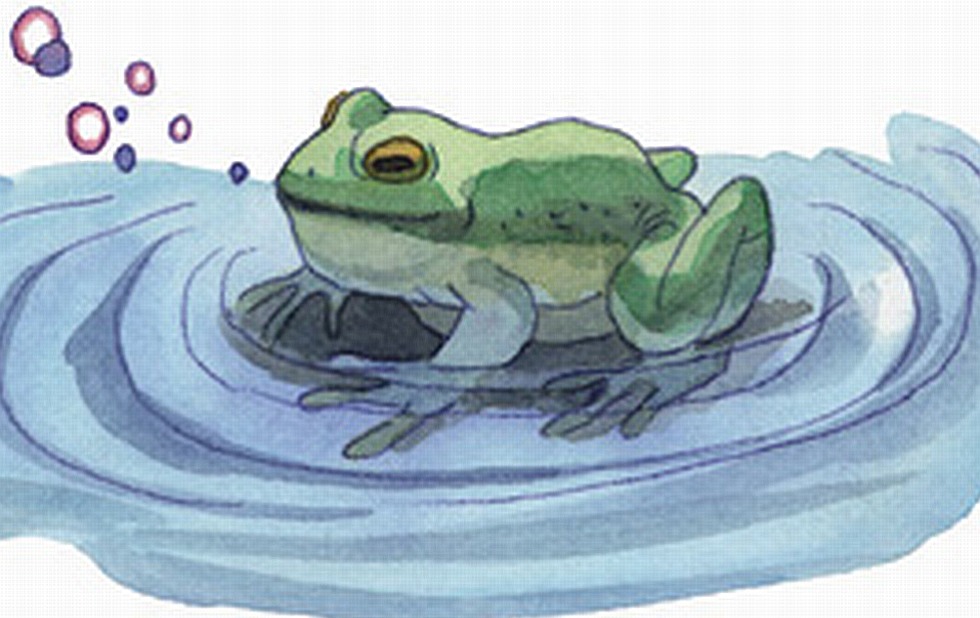 Illustration zu »Heut ist ein Fest bei den Fröschen am See« von Markus Lefrançois