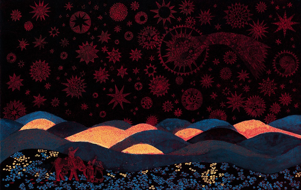 Illustration zu »Inmitten der Nacht« von Frank Walka