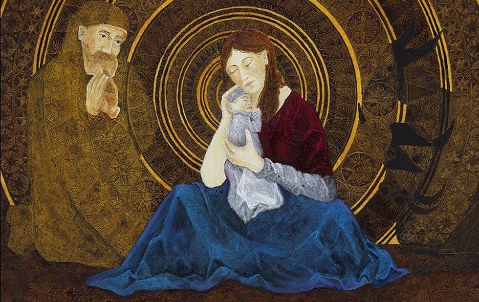 Illustration zu »Stille Nacht« von Frank Walka