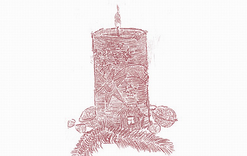 Illustration zu »Das Licht einer Kerze« von Frank Walka