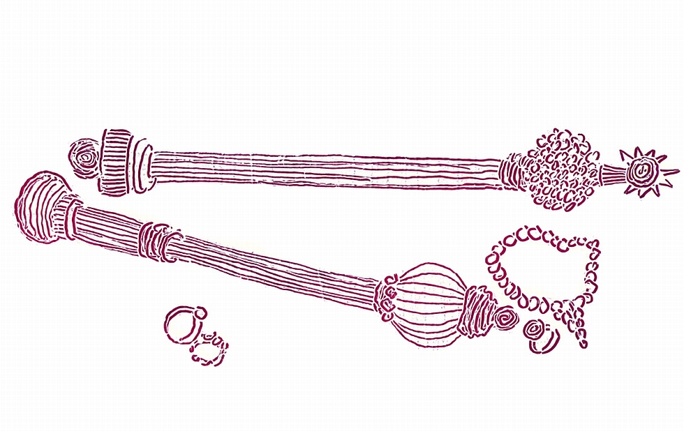 Illustration zu »Gelobet seist du, Jesu Christ« von Frank Walka