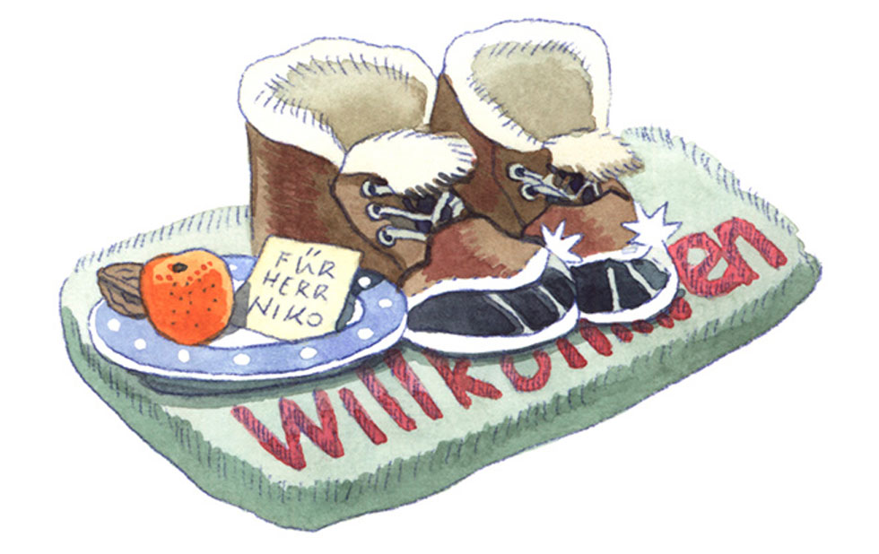 Illustration zu »Niklas ist ein braver Mann« von Markus Lefrancois