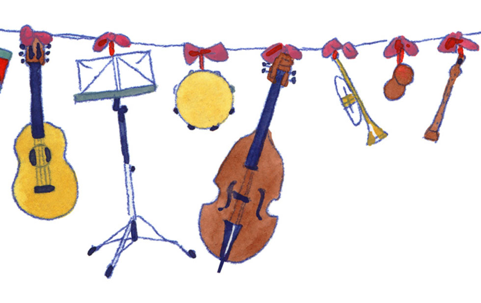 Illustration zu »Habt ihr's vernommen / Mennybör az angyal« von Markus Lefrancois