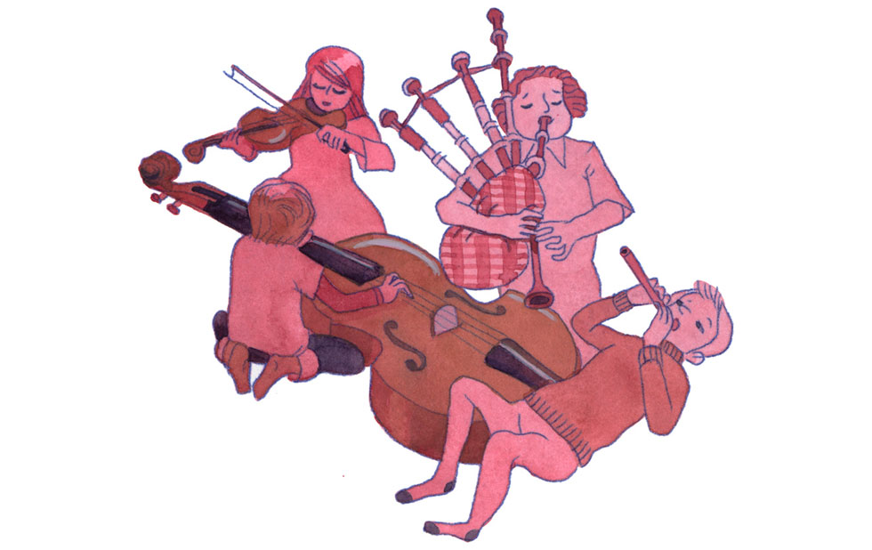 Illustration zu »Komm, wir gehen nach Bethlehem« von Markus Lefrancois