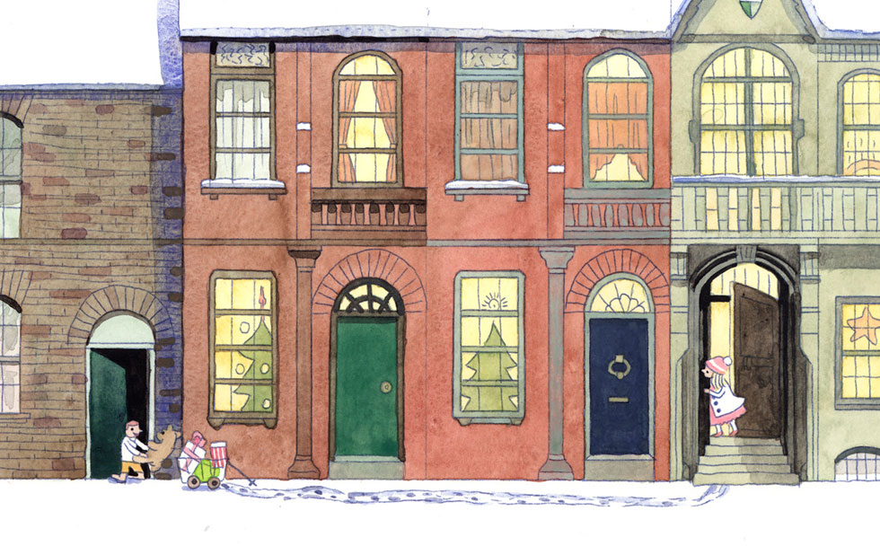 Illustration zu »Christmas is the old man's hat« von Markus Lefrancois