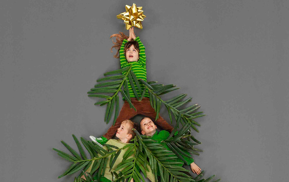 Illustration zu »W lesu rodilas jolotschka / Das Tannenbäumchen« von Jan von Holleben