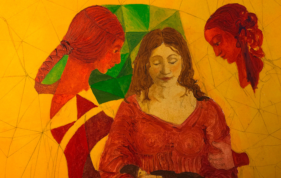 Illustration zu »Boch predwitschnyj« von Frank Walka