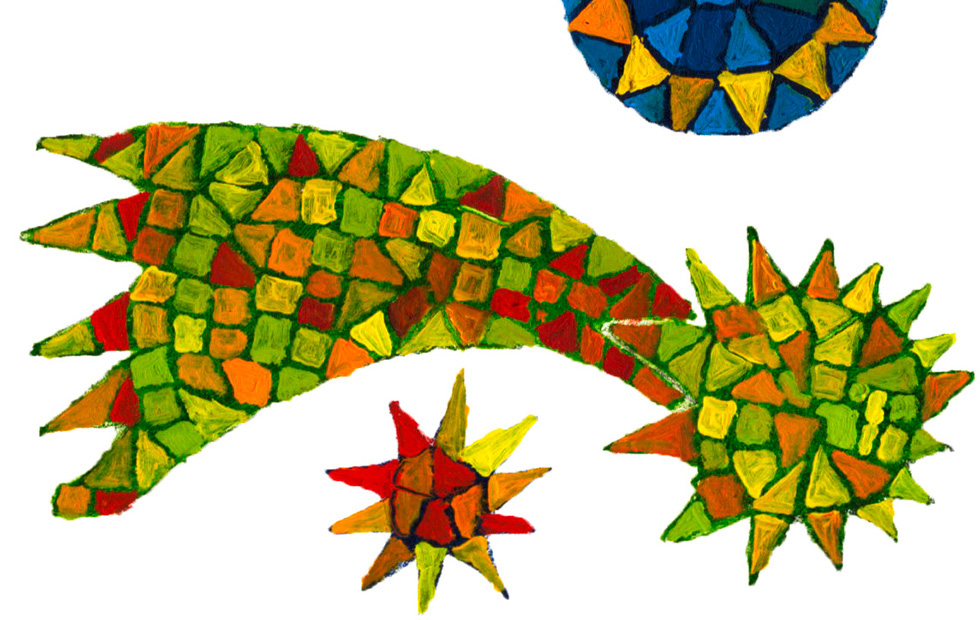 Illustration zu »Gläns över sjö strand« von Frank Walka