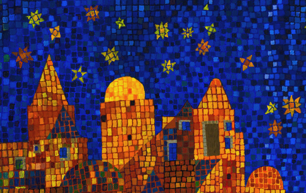 Illustration zu »C'était la veill' de Noël« von Frank Walka