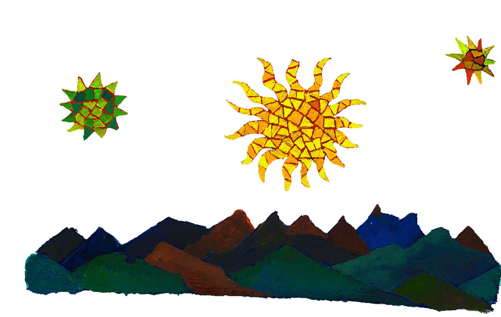 Illustration zu »Canzone dei zampognari« von Frank Walka