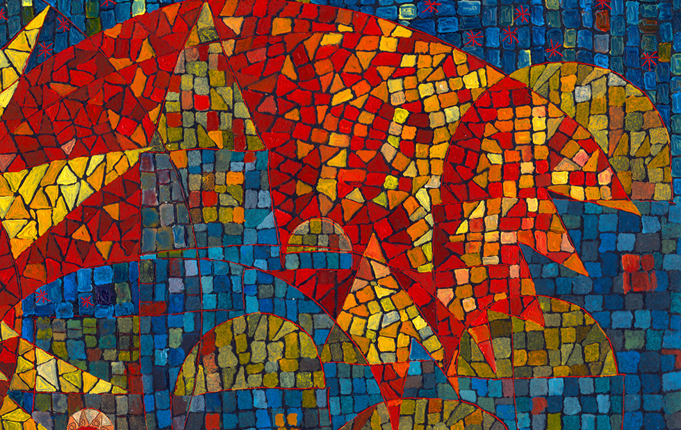 Illustration zu »Je eno dete rojeno« von Frank Walka