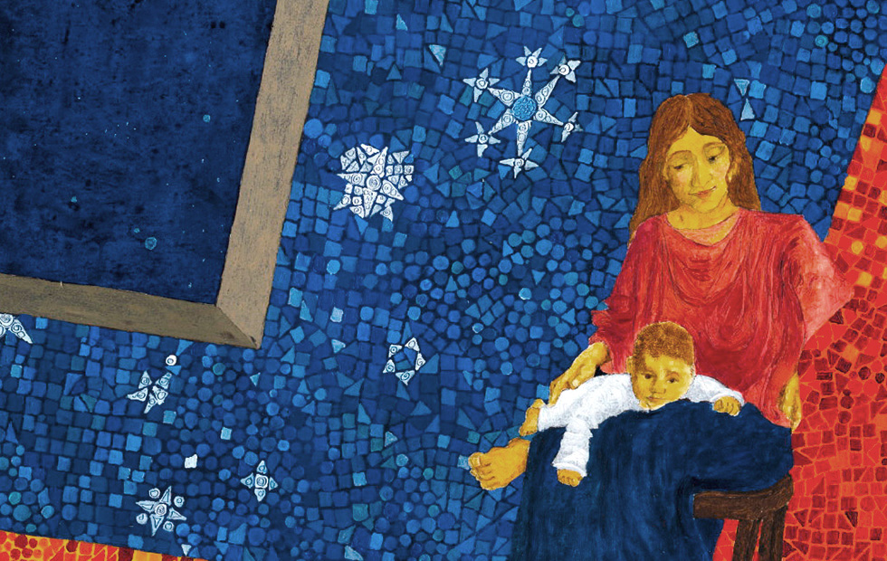 Illustration zu »La Virgen lava pañales« von Frank Walka