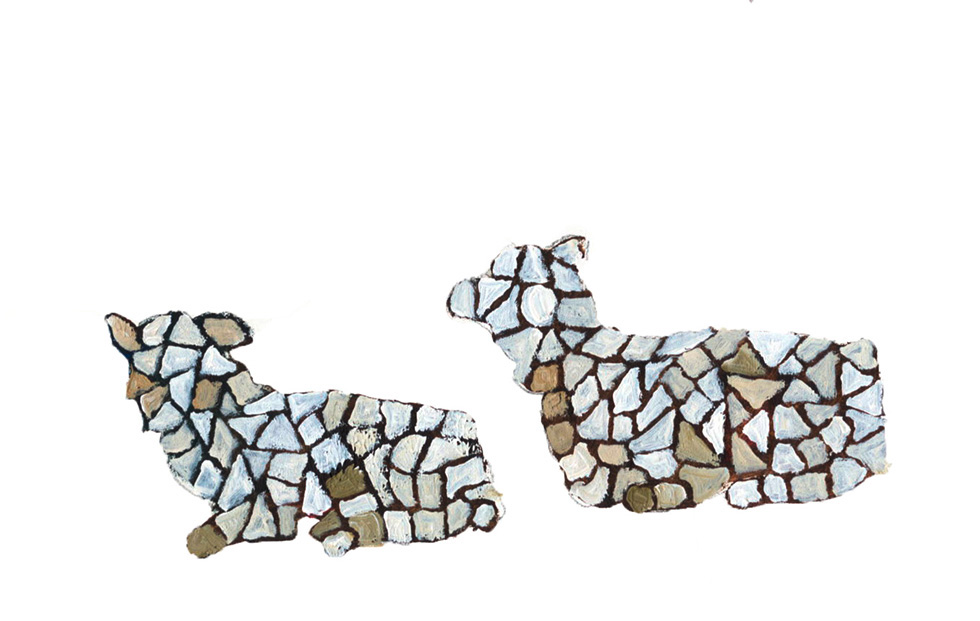 Illustration zu »Le petit Jésus« von Frank Walka