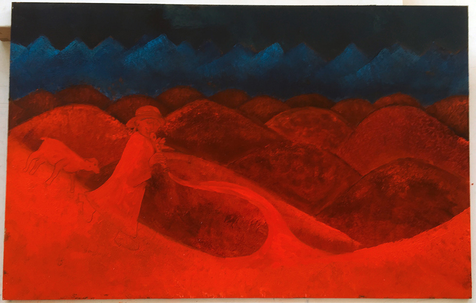 Illustration zu »Sylvian joululaulu« von Frank Walka