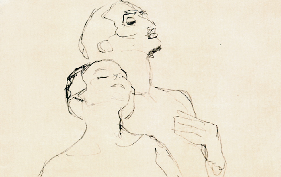 Illustration zu »Kein Feuer, keine Kohle« von Gustav Klimt