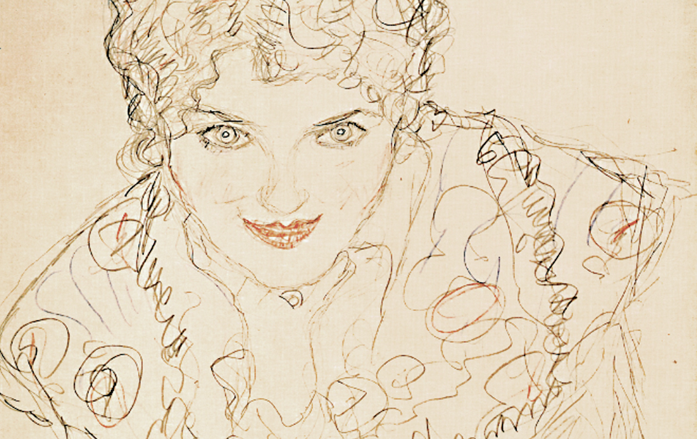 Illustration zu »Kume, kum, Geselle min« von Gustav Klimt