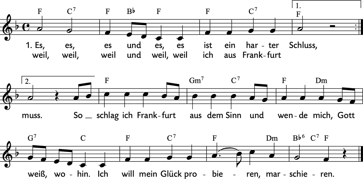 Noten 'Es, es, es und es'