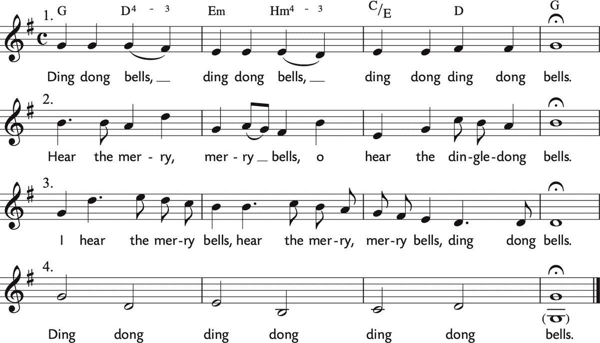 Noten 'Ding dong bells'
