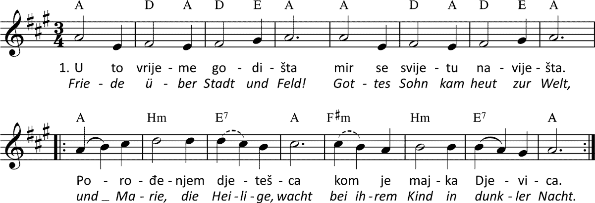 Noten 'U to vrijeme godista'