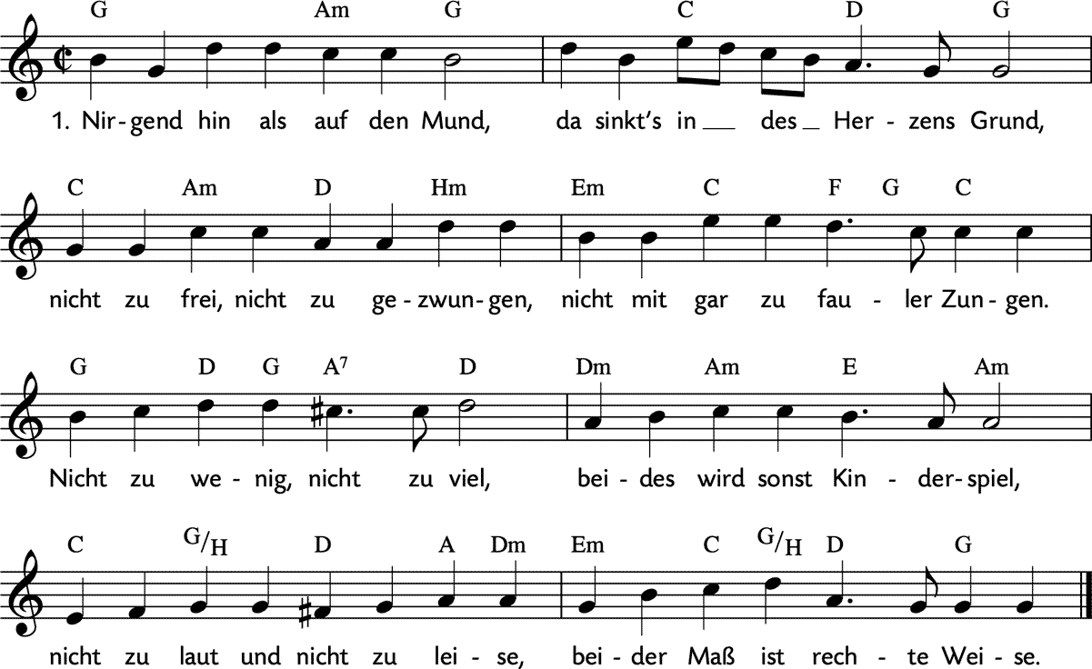 Noten 'Wie er wolle geküsset seyn / Die Kunst des Küssens'